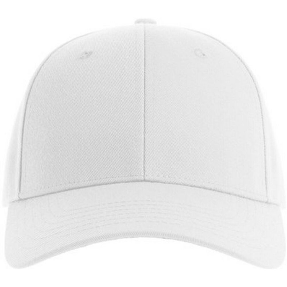 Atlantis Unisex Adult Joshua 6 Panel Cap / White